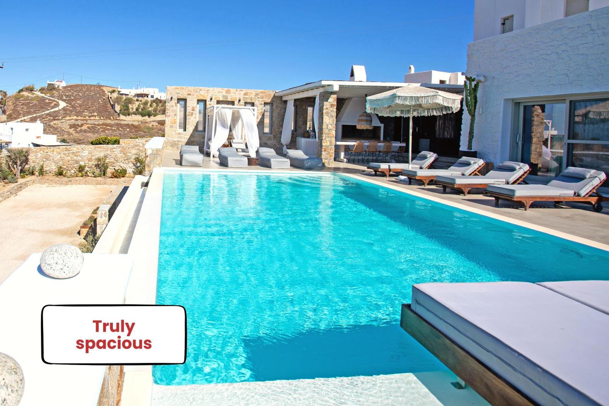 Villa Panamera Mykonos, Private Heaven, Supreme View! Fanari  Exterior photo